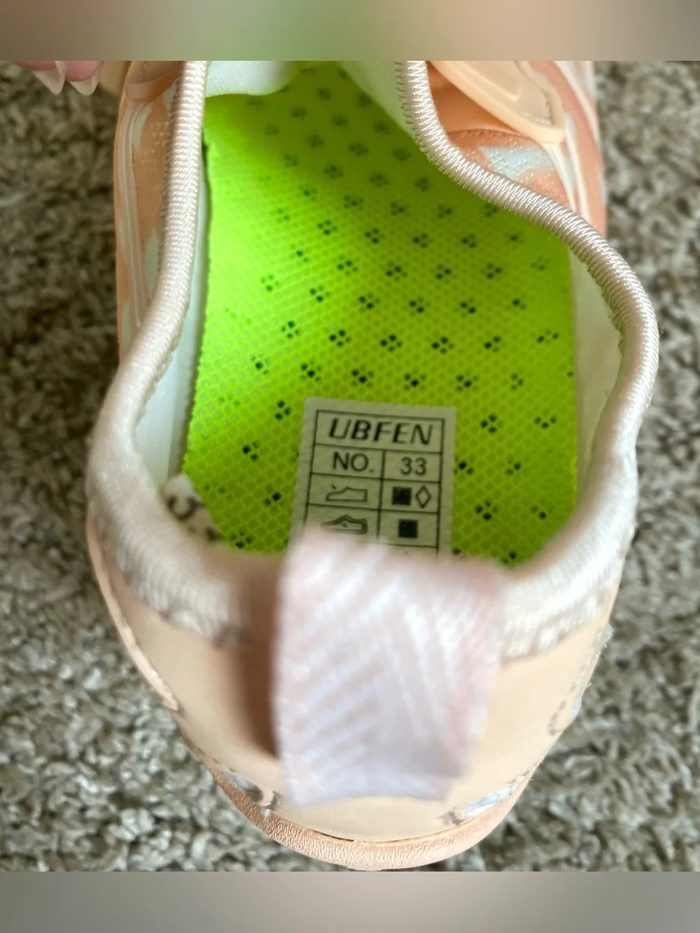 Girls Water Shoes - Size 2